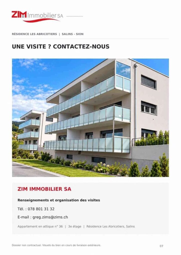 Appartement – Sion – 3.5 pièce(s)